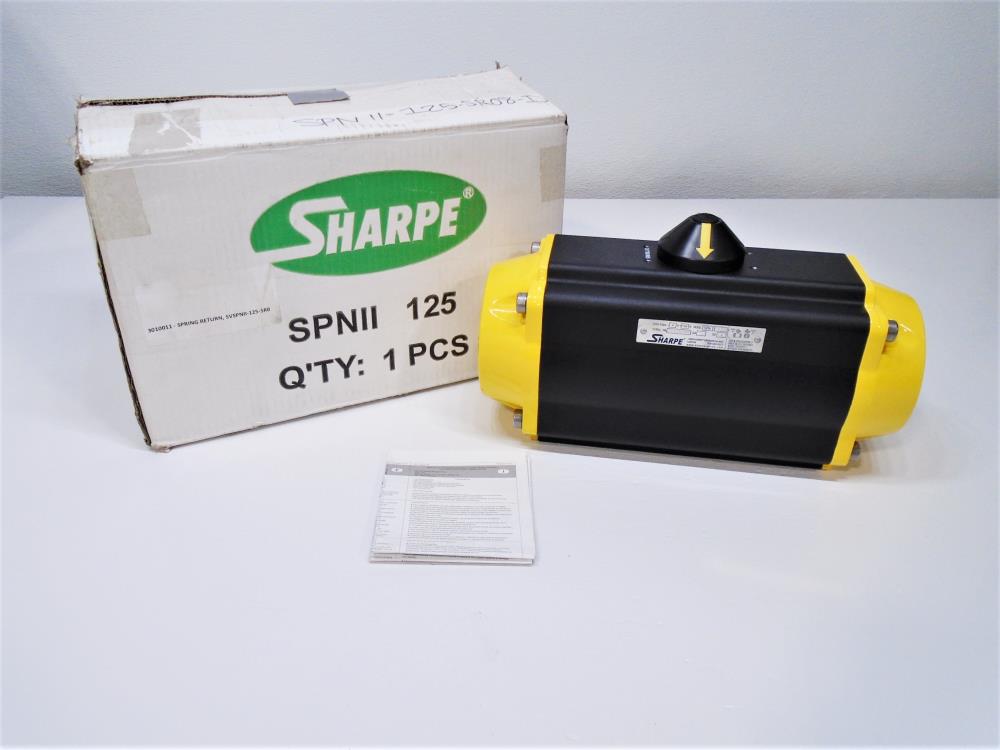 Sharpe SPN II 125 Pneumatic Actuator, Max 145 PSI, SR 8